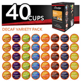 Brooklyn Beans decaf assorted pods pack ready for Keurig use and flavorful mornings.
