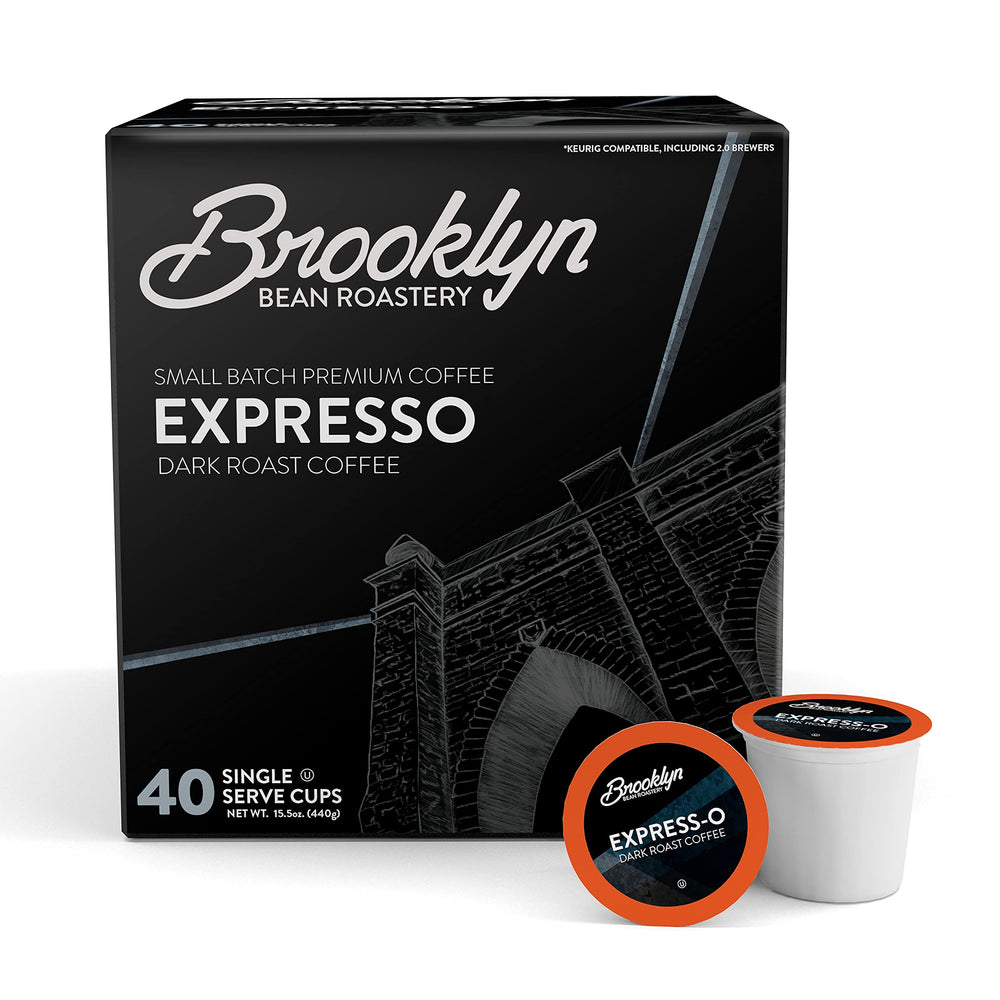 Brooklyn Beans Express-O pods pack ready for single-serve brewing.