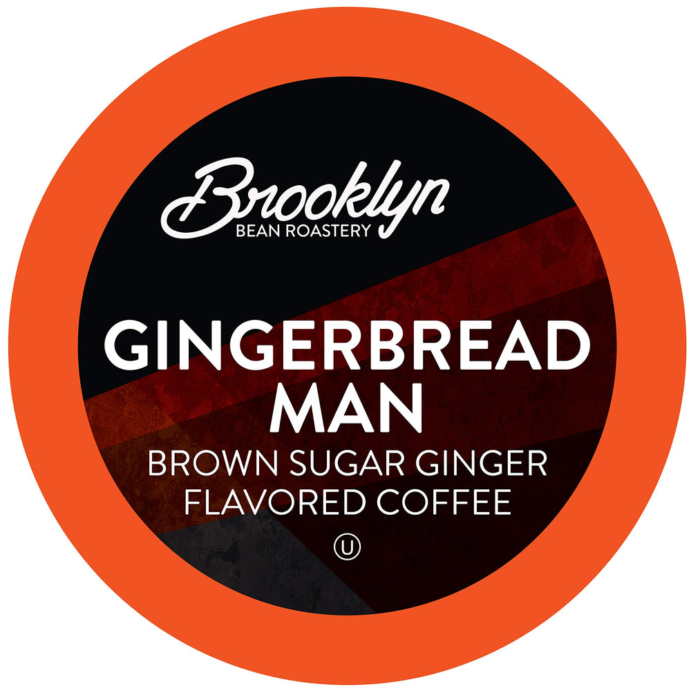 Brooklyn Beans Gingerbread Man coffee pod — festive flavor for cozy mornings.