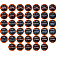 Brooklyn Beans medium roast variety pack front view with coffee pods