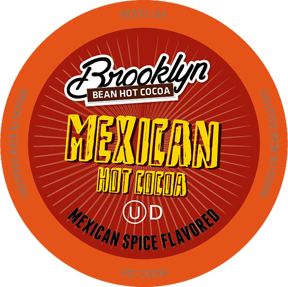 Brooklyn Beans Mexican Cocoa Pods pack offers convenient single-serve indulgence for cozy evenings.