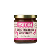 Brooklyn Delhi Date Tamarind Chutney jar, silky and versatile for samosas and curries.