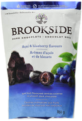 Brookside Acai & Blueberry chocolates packaging front, ideal for gifting or sharing.
