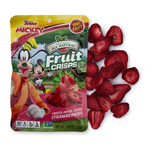 Brothers All Natural Disney Strawberry Crisps 12-pack for lunchboxes and on-the-go