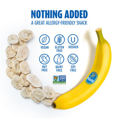 Brothers All Natural banana crisps ideal for lunchboxes.