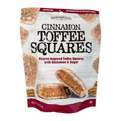 Brown and Haley Cinnamon Toffee Squares gift-ready packaging ideal for celebrations