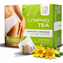 Bruizex Lymphatic Tea box front for routine wellness