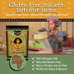 Brundo Ethiopian teff farms in traditional cultivation
