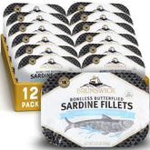 Brunswick Sardines in Spring Water can as a protein-packed snack.