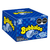 Bubbaloo Adams chewing gum with blueberry liquid center for a burst of flavor