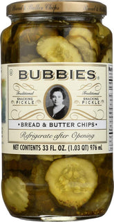 Bubbies Chips Bread and Butter Pack: gluten-free snack with crisp texture.
