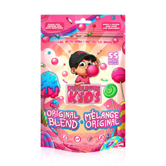 Bubblegum Kids Original Blend gum pack front in a resealable bag for fresh on-the-go snacking.