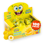 Bubblegum Kids SpongeBob lemon liquid gumballs in a 100-count display for sharing