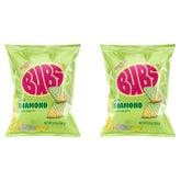 BUBS Sour Tutti Frutti Diamond Foam candy 2-pack bag, tangy vegan treat for sharing.