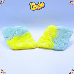 BUBS Tutti Frutti Rhombus foam candy color swirls highlight the fruity flavor