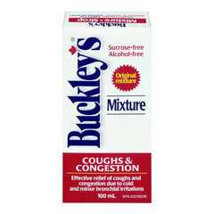 Buckley's Original Cough Congestion Syrup two-bottle pack for everyday cough management