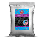 Buddha Bubbles Boba premium quick-cook pearls close-up for authentic bubble tea texture