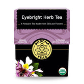 Buddha Teas Eyebright tea steeping in a mug for a calm, flavorful cup