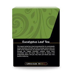 Buddha Teas Organic Eucalyptus Leaf image—fresh leaves deliver natural aroma for a calm tea routine.