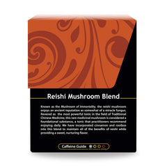 Buddha Teas Reishi Mushroom Blend ingredients closeup showing organic components