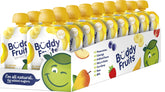Buddy Fruits banana applesauce pouch front view, kid-friendly on-the-go snack.