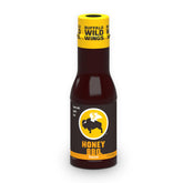 Buffalo Wild Wings Honey BBQ sauce bottle for dipping and glazing wings.