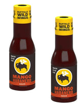 Buffalo Wild Wings Mango Habanero sauce bottle front for bold wings flavor