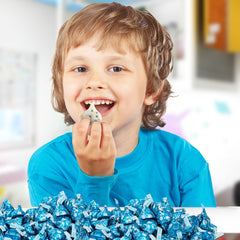 Buha Sweets Cookies & Cream Kisses displayed on a candy table for celebrations.