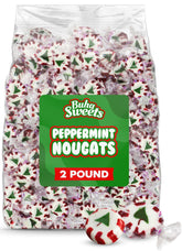 Buha Sweets peppermint nougats 2lb bag for festive sharing
