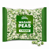Buha Sweets Wasabi Peas bulk bag ready for sharing at parties.