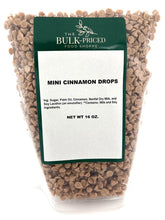 The Bulk-Priced Food Shoppe mini cinnamon drops in resealable package for freshness.