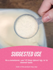 BulkSupplements Allulose powder easily dissolves in hot or cold beverages.