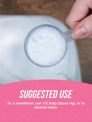 BulkSupplements Xylitol powder in a glass bowl ready for kitchen use