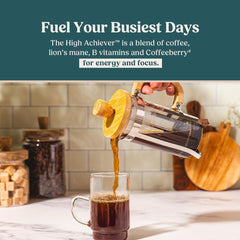 Bulletproof High Achiever B Vitamins capsule offers energy support for daily tasks.