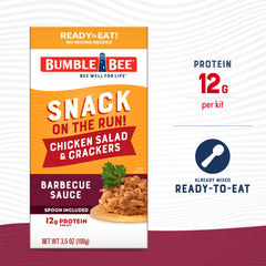 Bumble Bee 12g protein per serving snack on the go.