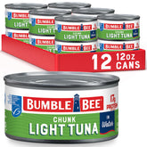 Bumble Bee Chunk Light Tuna in Water can shown as a lean protein option for quick meals.