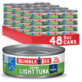 Bumble Bee tuna can exterior showing trusted packaging for easy pantry staples.