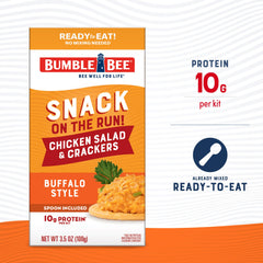 Bumble Bee crackers and salad combo for easy on-the-go meals.