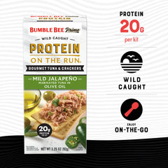 Bumble Bee Prime Tuna Snack Kit: included serving utensil for easy, mess-free eating.