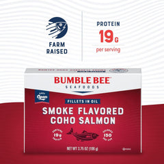 Bumble Bee salmon on plate — versatile meal idea for salads, pastas, or appetizers.