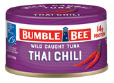 Bumble Bee Snackers Thai Chili open can ready-to-eat snack with bold flavor.