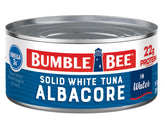 Bumble Bee Solid White Albacore Tuna in Water can with lean protein and mild flavor