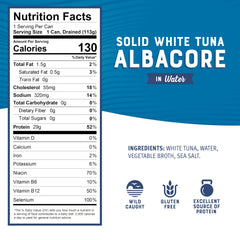 Bumble Bee albacore tuna in water, ideal for quick high-protein meals.