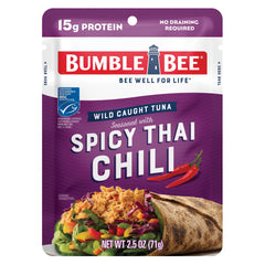 Bumble Bee Spicy Thai Chili Tuna Pouch pack for on-the-go meals