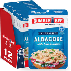 Bumble Bee tuna chunk white water pouch for quick protein at home or on the go