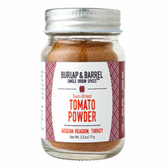 Burlap & Barrel tomato powder jar adds savory depth to meals