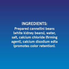 Bush's Best Cannellini beans pour into saucepan ready to enrich sauces and soups.