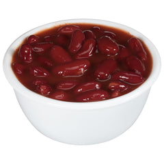 BUSH'S BEST chili sauce with tomatoes and cumin flavoring the beans.