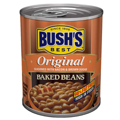 Bush's Best Country Style Baked Beans serving bowl emitting rich aroma