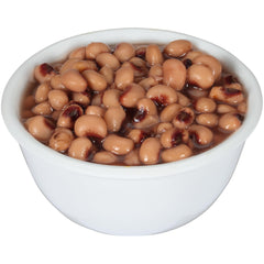 Recyclable cans highlight eco-friendly packaging for Bush's Best Purple Hull Peas.